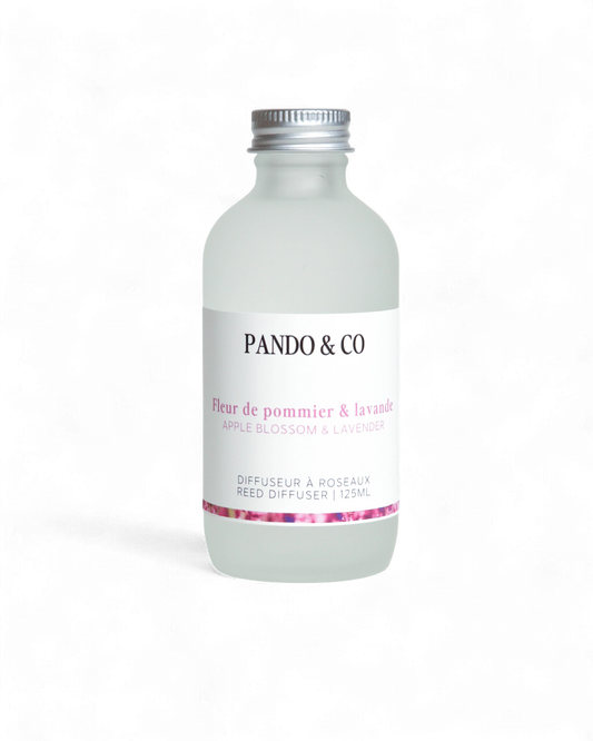 DIFFUSEUR À ROSEAUX | FLEUR DE POMMIER & LAVANDE - PANDO & CO