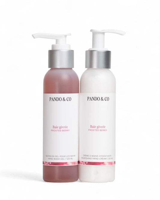 DUO AVON & CRÈME À MAINS - BAIE GIVRÉE | PANDO & CO