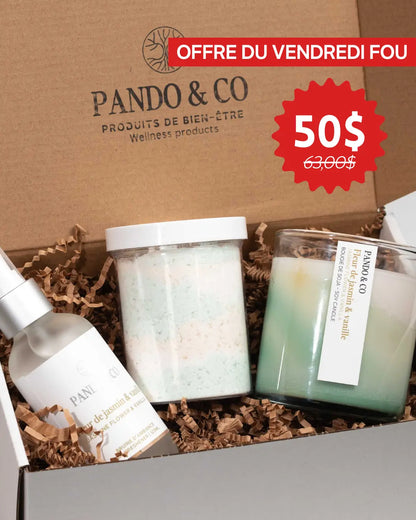 Boîte cadeau - Vanille & fleurs | Pando & Co