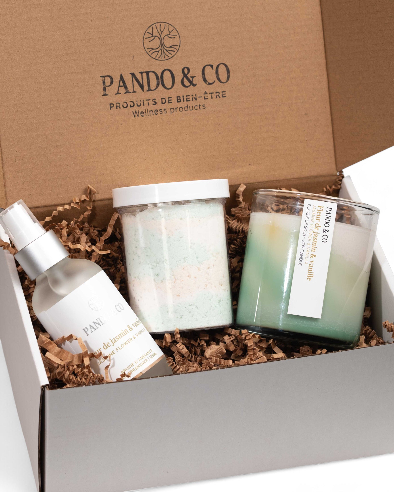 Boîte cadeau - Vanille & fleurs | Pando & Co