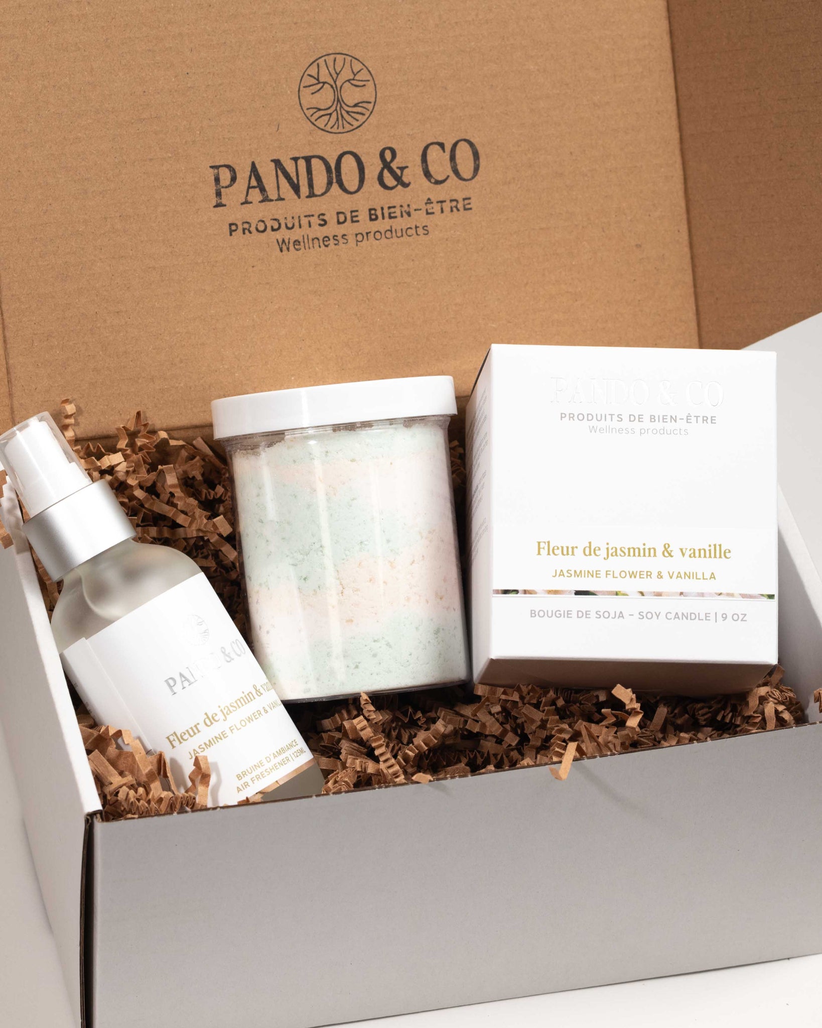 Boîte cadeau - Vanille & fleurs | Pando & Co