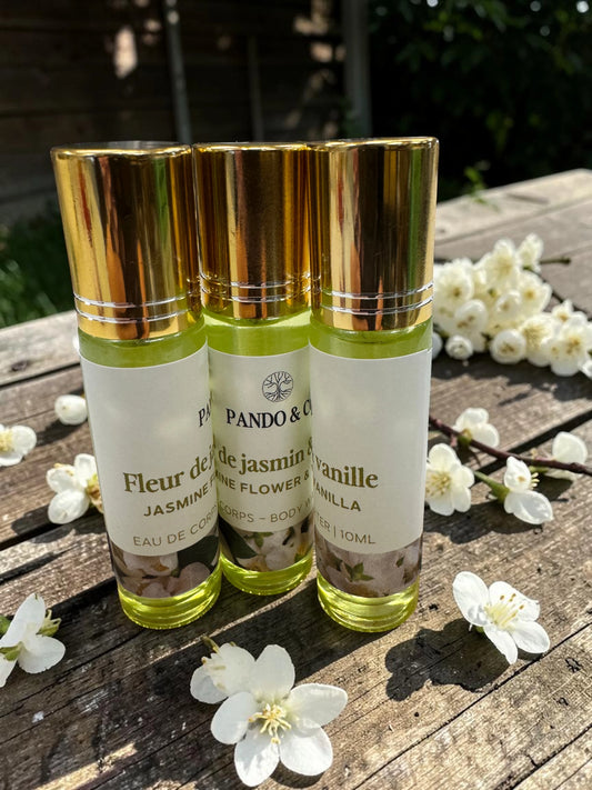 Roll-on Fleur de jasmin et vanille ( eau de corps) 10 ml