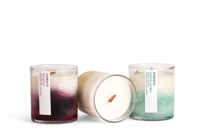 BOÎTE CADEAU - TRIO HIVERNAL BOUGIES ARTISTE | Pando & Co